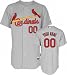 St. Louis Cardinals - Personalized with Your Name - Authentic Cool Base 2010 Road Grey On-Field Jersey