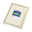 Parchment Certificates,11x8-1/2,12/PK,Serpentine Gold Foil