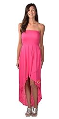 Strapless High-Low-Hem Short Summer Wrap Embroidered Maxi Dress 