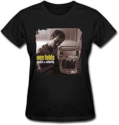 YLIN Women's Ben Folds Rockin' The Suburbs T-shirt Size M Black