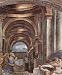Raffael (Stanza di Eliodoro in the Vatican for Pope Julius II, wall fresco scene: Heliodor the expulsion from the temple