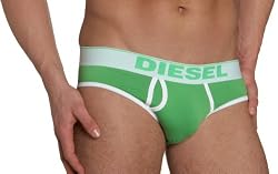 Diesel Men's Fresh And Bright UMS Lukex Cotton Stretch Brief