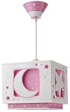 Dalber 63232S H&auml;ngeleuchte Rosafarbener Mond Kinderzimmer Lampe Leuchte