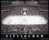 Small Mellon Arena Pittsburgh Penguins Aerial Unframed Print