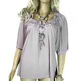 Ladies Pale Dusty Pink Tunic Top in women's Sizes 10 - 16'