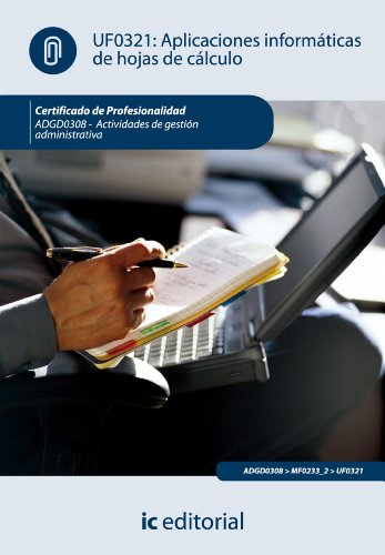 Aplicaciones informáticas de hojas de cálculo. ADGD0308 (Spanish Edition)