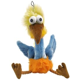 Multipet Bird Brains Dog Toy, Ostrich by Multipet