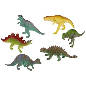 Kim'Play - 6515 - Figurine - Animal - 6 X Dinosaures