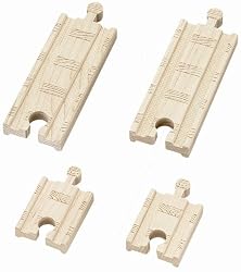 Thomas & Friends Wooden Railway - 2 Inch and 4 Inch Straight Track (4 pieces)