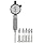 Starrett 82BZ Dial Bore Gauge Complete Set, 0.217-0.594" Range, 0.0001" Graduation