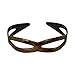 1 Inch Hard Headband Chain Design Plastic Hair Band with Teeth