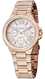 Stuhrling Original Symphony Regent Lady Pontiff women's quartz Watch with white Dial analogue Display and rose gold Stainless steel rose gold plated Bracelet 367.03