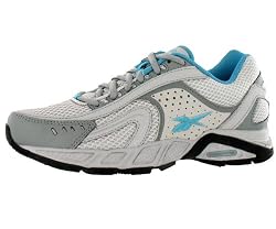 Reebok Women's Trail Burst Running Shoe Gray, Silver, Aqua