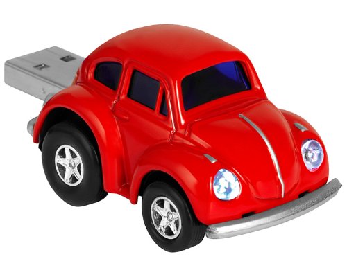 VW Beetle Computer USB Memory Stick 2Gb - Red