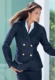 Jessica London Plus Size Denim Blazer