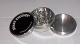 NEW Arrival SMART CRUSHER CNC Magnetic Aluminum 3 PC TOBACCO Pollen Herb Spice Grinder w/ Stash + free pollen scrapper