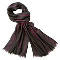 Men's Lightweight Stripe Scarf - Pink