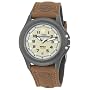 Timex Women's T47042 Expedition Brown Leather Strap Metal Field Watch