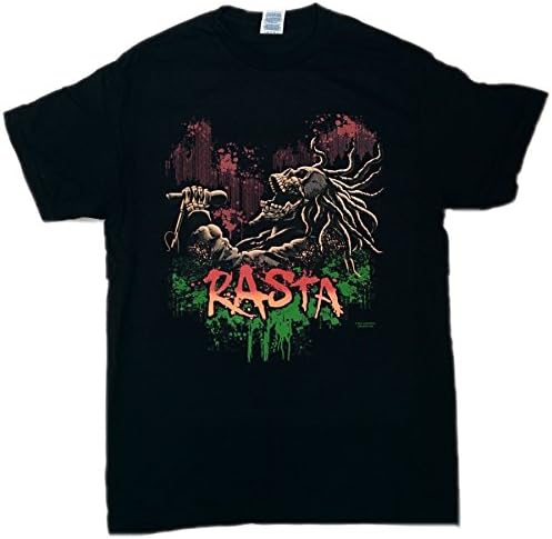 Bob Marley Rasta T-Shirt X-Large Black