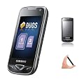 Samsung B7722 Dual Sim pearl black sim-free, unbranded