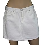 Lucky Brand Women's White Denim Skirt 7WD1362-FFL/460