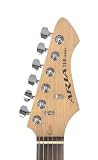Aria 714 Standard Electric Guitar - Metallic Blue