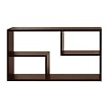 Home 21" Wall Curio - Mahogany