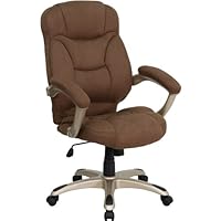 Brown Microfiber High Back Office Chair - GO-725-BN-GG