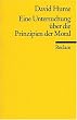 Eine Untersuchung �ber die Prinzipien der Moral