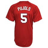 MLB St. Louis Cardinals Albert Pujols #5 Replica Batting Practice Home Jersey