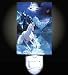 White Moonlit Stallion Decorative Night Light