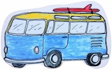 Maui Wowie VW Van Drawer Pulls in Blue (Set of 2)