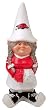 NCAA Arkansas Razorbacks Cheerleader Garden Gnome [Sports]