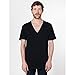 American Apparel Unisex Short Sleeve Deep V-Neck T-Shirt