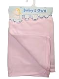 Micor Polar Fleece Receiving Blanket by Baby's Own - Pink - Not Applicable