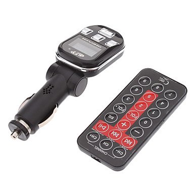 Universal-Multifunctional-Car-MP3-USBTF-Player-FM-Modulater-with-Remote-Control-Support-USBTF--Black