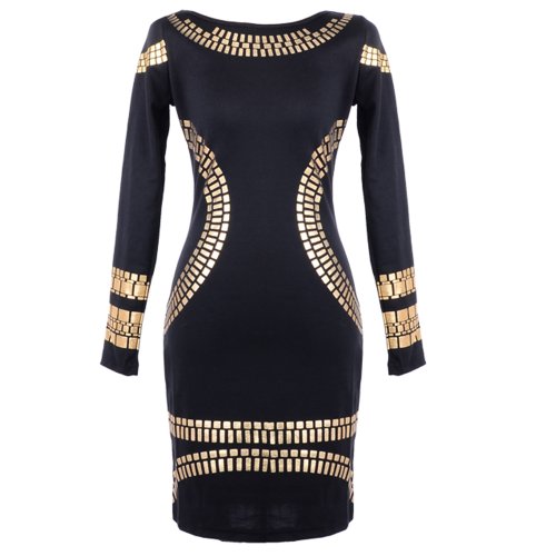 slim fit dress slacks Xscape Women's Metallic Off-The-Shoulder Ruffled Gown - Gold/Silver main image 0