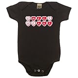 Sweetheart on Infant Onesie, 6-12 mo, Asphalt Sweetheart on Infant Onesie, 6-12 mo, Asphalt