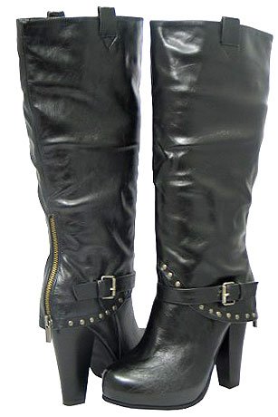 Bamboo Magnet-02 Black Women Fashion Boot
