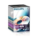 Philips DN4S4T10F - 10 x DVD-RW - 4.7 GB ( 120min ) 1x - 4x - DVD video box - storage media