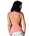 Coqueta Swimwear Open T-Back Tank Sexy Halter Tunic Backless Sport Shirt Peach