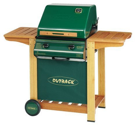 Outback Trooper 2 Burner Hooded Barbeque with Free Cover