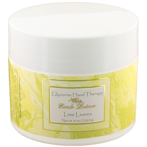 Camille Beckman Glycerine Hand Therapy 8oz Jar Lime Leaves