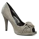 Schuh Sapphire Knot Peep Toe Platfor