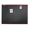 Quartet Prestige Plus Magnetic Fabric Bulletin Board, 3 x 2 Feet, Mahogany Finish Frame, One Board per Order (MB543M)