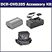 Sony DCR-DVD205 Camcorder Accessory Kit includes: SDM-109 Charger, ST80 Case, SDNPFP50 Battery