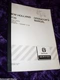 New Holland Tractors Technical Shop Manuals