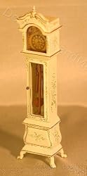 Artisan Handpainted Grandfathers Clock Dollhouse Miniat