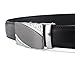 Xhtang Men's Jefferson Buckle with Automatic Ratchet Leather Belt
