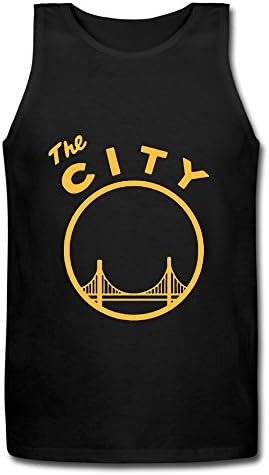 Golden State Warriors The City Black Mens Sleeveless Tank Top Gym
